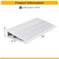 thumbnail image 2 of Bingirl 3in Rise Threshold Ramps for Doorways Portable Door Ramps 700 Lbs Capacity Adjustable Aluminum Entry Ramp for Wheelchairs Scooters Walkers and Power Chairs, 2 of 10