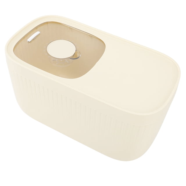 Distributeur de Riz avec Tasse à Mesurer, Grand Contenant à Riz Bac Porte-Riz avec Échelle Transparente Scellée, Contenant de Rangement pour Riz en Plastique Seau à Riz Contenant Alimentaire Contenants à Farine