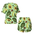 thumbnail image 5 of Lsque Avocado With Seeds Women's Short-Sleeved Pajama Set - 2 Piece Soft and Lightweight Sleepwear Set-3X-Large, 5 of 9