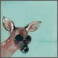 thumbnail image 2 of Trendy Deer Floater Framed Painting Print on Canvas, 2 of 6