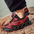 thumbnail image 6 of Men's Large Size Low-Top Lace-Up Hiking Shoes, Water Wading Quick-Dry Mesh Sneakers,for Teens, Outdoor Running Shoes  Breathable Hollow-Out Net Sports Shoes, 6 of 9