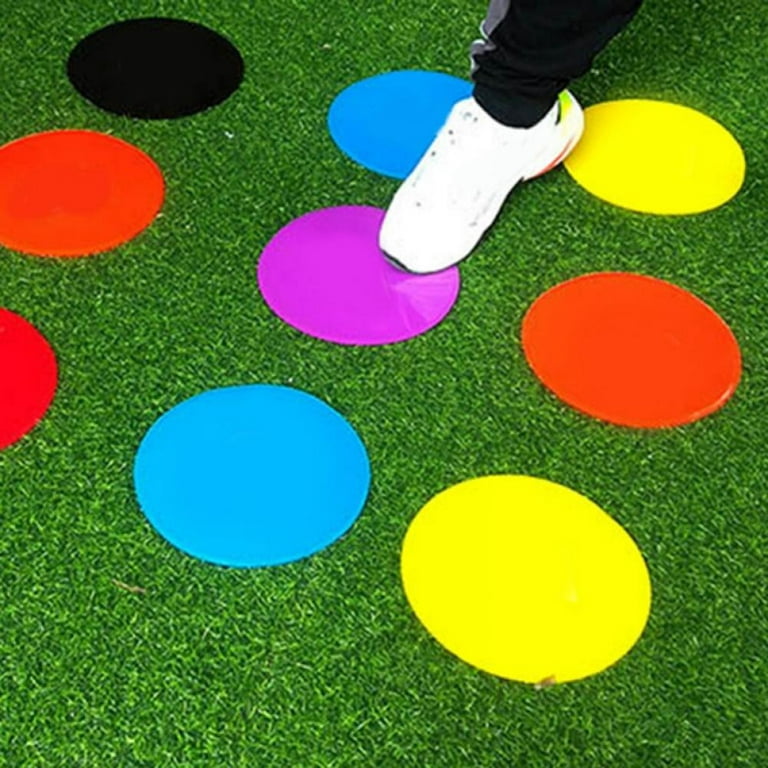 Uxcell Feet Spot Markers 4.72 x 9.45 Inch 6 Pair Foot Shaped Spot Markers  Floor Markers for Classroom Home, Purple 