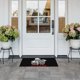 thumbnail image 1 of Teissuly Black Skull Valentine's Day Welcome Mat Entrance Bathroom Style Living Room Entrance Ottoman Teissuly WER202312024157, 1 of 4