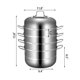 thumbnail image 2 of VEVOR Juego de Vaporizador de Alimentos de Acero Inoxidable 30 cm Tapa de Vidrio, 2 of 8