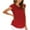 Red, variant on JGTDBPO Summer Tops For Women Casual Short Sleeve Round Neck Basic T-Shirts Tees Tunic Tops For Leggings Loose Tee Tops Blouse