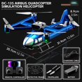 thumbnail image 3 of ZFYXGS RC Helicopter FPV Drone With ESC Camera Brushless Motor Drones 2.4G RC Quadcopter With Cool LED Lights Altitude Hold Obstacle Avoidance For Adults, 3 of 7