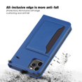 thumbnail image 3 of Dteck Case for Apple iPhone 11 Pro Max 6.5-inch, Luxury Magnetic Skin-Friendly Feel Leather Card Holder Wallet Case Folio Kickstand Cover,Blue, 3 of 8
