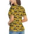 thumbnail image 2 of Goofa Modern Truck Pattern Women's Slim-Fit Short-Sleeve V-Neck T-Shirt,Classic-Fit Short-Sleeve V-Neck T-Shirt-Medium, 2 of 5