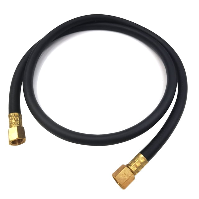 yeacher Tuyau d'Air 2M MIG/MAG avec Écrous Filetés 1/4 Pouces, 6.3mm ID, Pression de 20 Bar, Résistant au Froid -30°C
