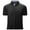 black1, variant on Geeksport Mens Polo Shirts Solid Color Moisture Wicking Short Sleeve Golf Shirt Tennis Running Sport T-Shirts