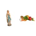 thumbnail image 1 of Estatua de María, estatua de José, figura de resina, escultura de Jesús, estatua para mesa, estante, oficina, coche, escritorio decorativo, ex, 1 of 8