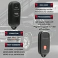 thumbnail image 5 of KeylessOption replacement for Toyota, Scion 2-button remote Remote Key Fob (89742-20200, 89742-0C020, 89742-42120, 897420C020), 2 pack, 5 of 6