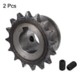 thumbnail image 3 of 2 Packs ISO/DIN 06B-1 Roller Chain Sprocket B Type 20mm Bore, 3/8" Pitch, Hardened 16 Tooth, 3 of 5