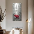 thumbnail image 3 of Elephant Stock Red Umbrella Wall Art - Decor Elements Canvas Canvas - 30" x 60", 3 of 8
