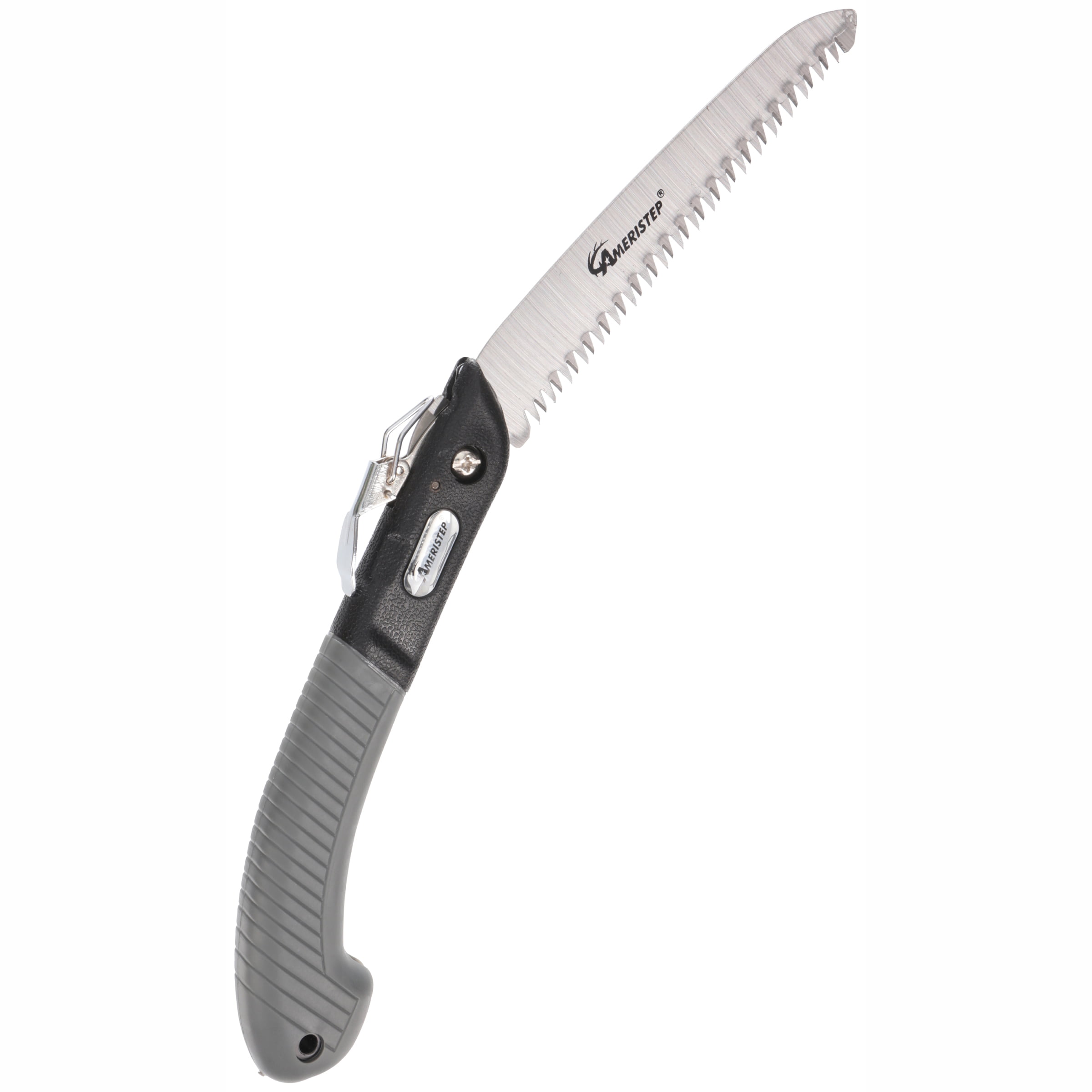 Compact Folding Saw Camping Hiking Backpacking Accessory Removable Blade Black 