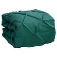 thumbnail image 2 of Luxury Oxford Pinch Pleated Down Alternative Comforter Set With Bed Skirt- Teal- Twin XL Size, 2 of 4