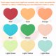 thumbnail image 4 of 100Pcs Recortes de Corazón de Papel 3.7x3.2 Pulgadas para Decoraciones de Manualidades del Día de San Valentín, 4 of 6