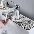 thumbnail image 7 of Kdxio Intricate Cat Mandala Pattern Non-Slip Diatom Mud Faucet Drain Pad,Self Absorbent Mat for Kitchen Sink for Variety Kitchen & Bathroom Countertops, 7 of 7
