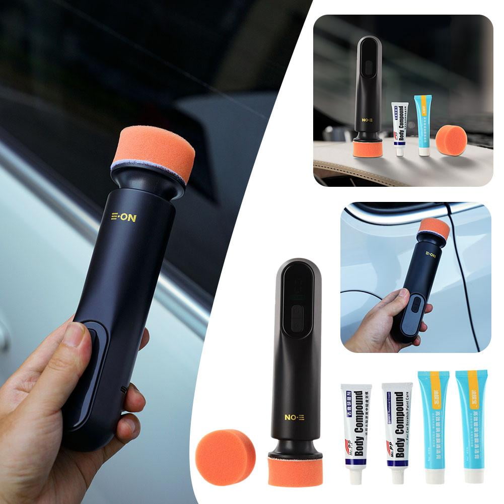 Cordless Car Polisher USB Buffer Sander Polishing Machine Kit 3 Pads with .