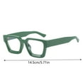 thumbnail image 2 of Square Sunglasses for Fashionable Square Design Lightweight Frame with Classic Rectangle Sun Shielding Glasses for All Ages, 2 of 2