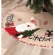 thumbnail image 2 of Nueva decoración navideña: falda para árbol de Navidad con muñeco de nieve y Papá Noel, 2 of 4