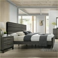 thumbnail image 4 of Bedroom Set, Ioana 6-Piece Queen Size Contemporary Slate Gray Wood | Wood | Standard Beds, 4 of 10