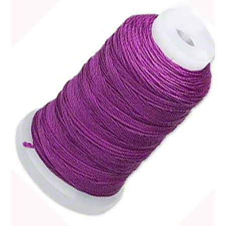 Simply Silk Thick Thread Cord Size FFF (0.016 Inch 0.42mm) Spool 92 Yards Compatible with Kumihimo Super Lon