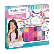 Make It Real Heishi Bead Storage Square Box, DIY Jewelry Kit, 3356 Pieces, Ages 8 +