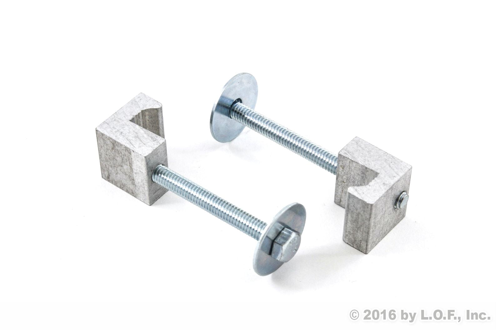 4 PCS, Silver DEWHEL Tool Box Tie Downs Aluminum J Hook Crossover Toolbox Pickup Pair