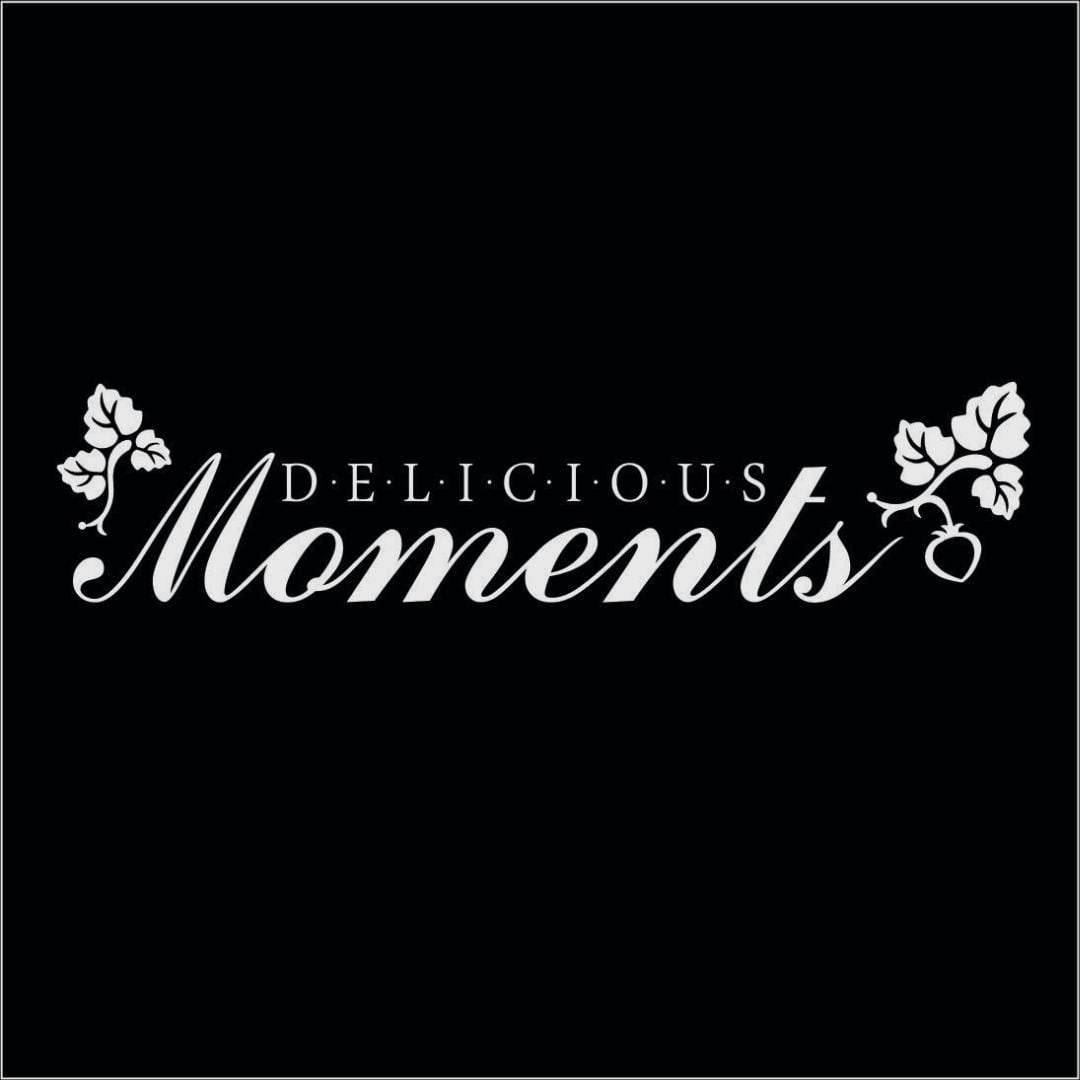 Delicious Moments Vinyl Decal Large White