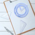 thumbnail image 1 of unbranded 4Ud Medidor De Ángulos Con Giratorio 360 Azul Para Dibujo Grabado Precisión Y Madera, 1 of 6