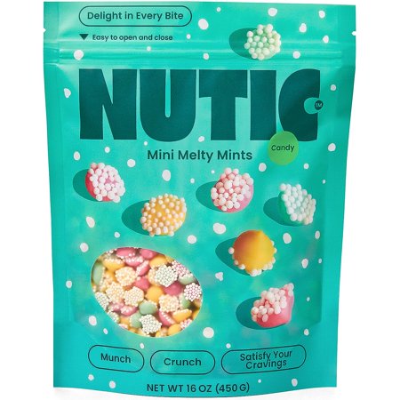 Mini Smooth And Melty Mints Nonpareils Candy | 1 Pound Petite Mint Candy For Holidays And Birthdays | Meltaway mints | USA…