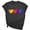 Black, variant on LiMoi Rainbow Print Shirt Womens Short Sleeve T Shirts Vneck Tshirts Shirts Oversized Tshirts Graphic Oversized Tshirts New Arrivals