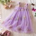 thumbnail image 2 of UAYOTSE Toddler Baby Girl Butterfly Dress Butterflies Embroidery Formal Wedding Party Princess Dresses,Sizes 6-12 Months, 2 of 6