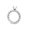 thumbnail image 3 of 4ct HUGE Real Diamond Eternity Ring Setting Mount, 3 of 3