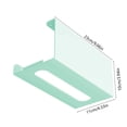 thumbnail image 3 of Under Cabinet Paper Towel Holder Wall Mounted Tissue Rack Kitchen Bathroom No Punching Roll Organizer Space Saving Household Storage For Kitchen Bathroom Cabinet Use Counter Shelf Home, 3 of 6