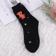 thumbnail image 4 of Fuzzy Socks Soft Cozy 5 Pairs Thickened Fluffy Socks Crew Socks Sleeping Socks, 4 of 10