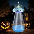 thumbnail image 3 of 9FT Christmas Inflatable Outdoor Decorations Alien UFO Blow Up Yard inflatable Build-in LED for Halloween Party Indoor, Outdoor, Yard, Garden, Lawn Decorations, 3 of 6
