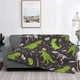 thumbnail image 2 of Fotbe Dinosaur Skeleton Manta de Franela con Estampado, Manta Ultrasuave para Cama, Sofá, Auto, Hipoalergénica y Antibolitas-50"x40", 2 of 6