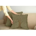 thumbnail image 2 of Ambesonne Tree Throw Pillow Cover 2 Pack, Old Paper Effect Vintage, 20", Olive Green, 2 of 5