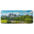 thumbnail image 1 of United States Kitchen Mat, Hartford Connecticut USA Downtown Cityscape Aerial View Modern Life, Plush Decorative Kitchen Mat with Non Slip Backing, 47" X 19", Sky Blue Green Grey, by Ambesonne, 1 of 1