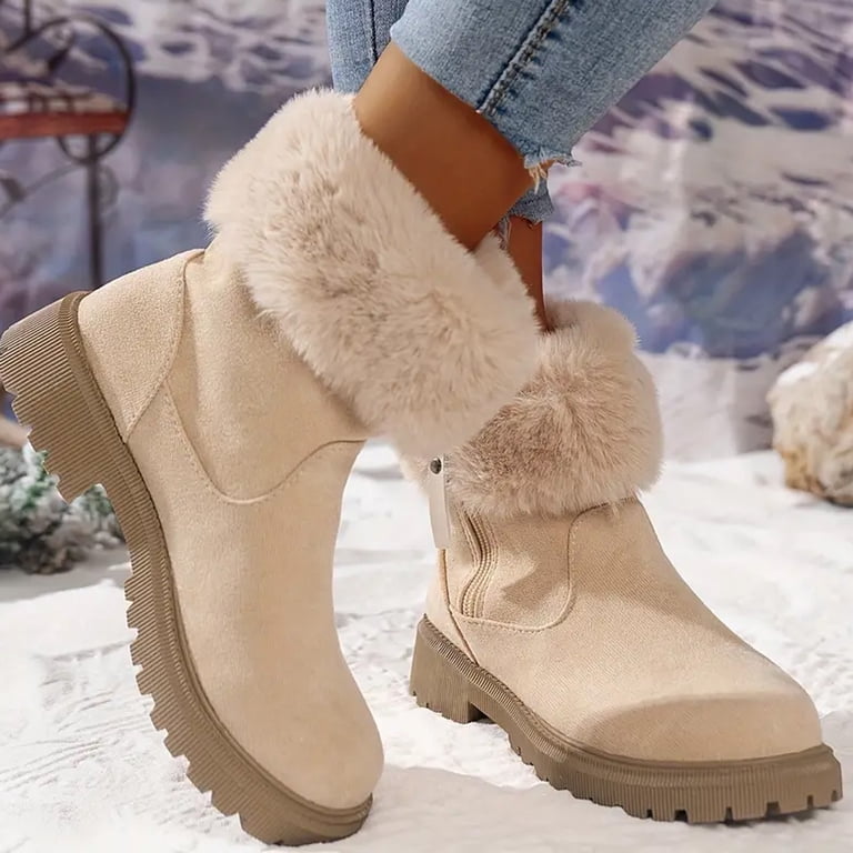POLAR EDGE Warm Thermolite Winter Men’s Sz 13‎ suede Snow Boots Beige Shoes Men main image 4