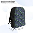 thumbnail image 4 of Cauagu Magic Toads in Hats Print Backpacks,Travel Daypack Casual Laptop Backpack Bookbag Fits 15 Inch Computer for Men Women, 4 of 8