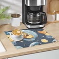 thumbnail image 5 of Dish Drying Mat Microfiber Kitchen Dish Pad Counter Absorbent Drainer Rack 12"x18" Cute Astronaut Duck Head, 5 of 6