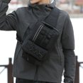 thumbnail image 3 of Pesca Luya Nueva Riñonera Deportiva para Viajes Al Aire Libre Pesca Multifuncional Impermeable para Microobjetos para Hombre (negro), 3 of 9