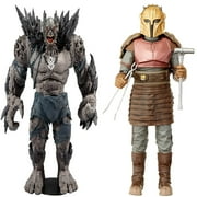 Toys DC Multiverse Dark Nights: Metal Devastator Earth -1 7" Action Figure + The Black Series The Armorer Toy 6-Inch Scale The Mandalorian Collectible Action Figure, Pack of 2