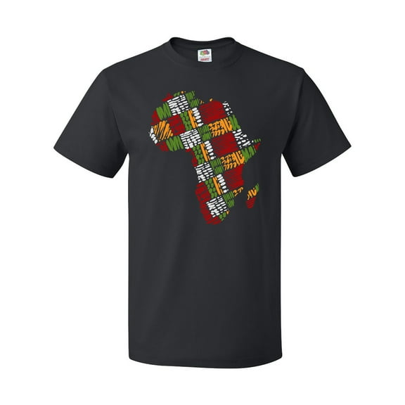 Inktastic Black History Month Africa in Handmade Textile Fabric T-Shirt