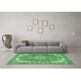 thumbnail image 3 of Ahgly Company Indoor Rectangle Persian Emerald Green Traditional Area Rugs, 7' x 10', 3 of 4