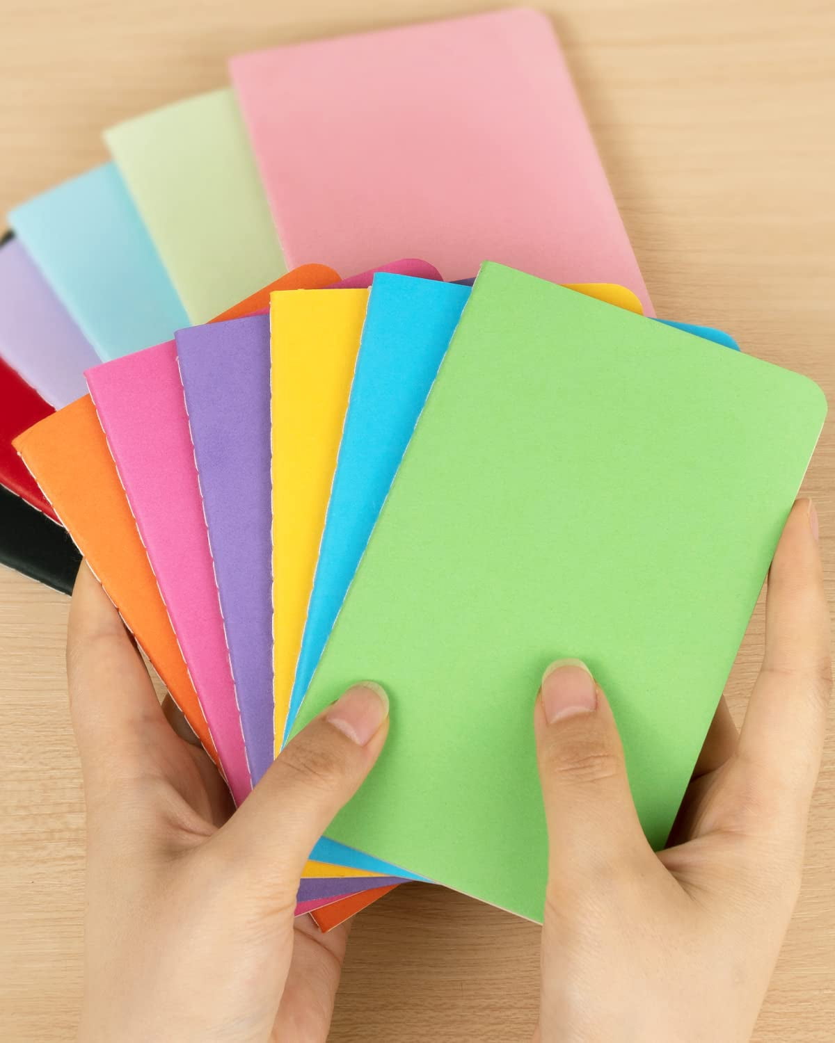 Small Lined Notepads Bulk 120 Pack (30 Sheets/60 Pages) Mini Journal Pocket Notebooks Set Colorful Cover For 3.5 X 5.5 Inches