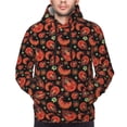thumbnail image 2 of Bingfone Paisley 5 Men's Drawstring Hoodie Long Sleeve Pocket Sweatshirts-Small, 2 of 6
